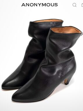 Anonymous Vully 50 Stiletto Black Women's Ankle Boots